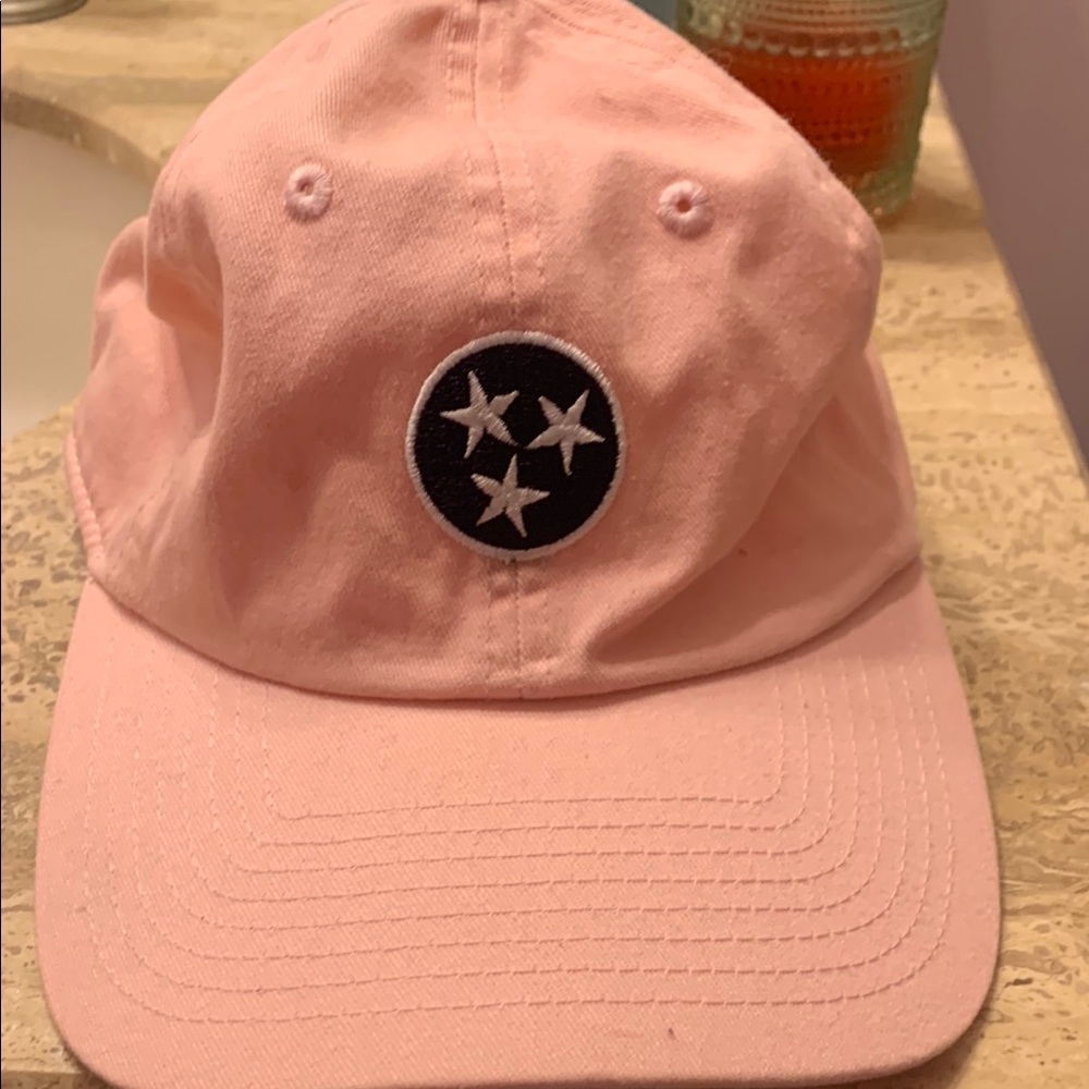 Volunteer Traditions Pink Baseball Cap with Star Patch